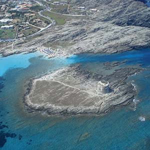 Capo Falcone: Aerial photo